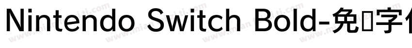 Nintendo Switch Bold字体转换